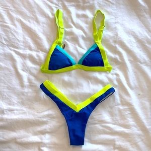 New Multi color bikini - Size Medium